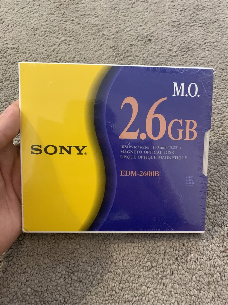 NEW Sony EDM-2600B 2.6GB 5.25 MO OPTICAL DISK