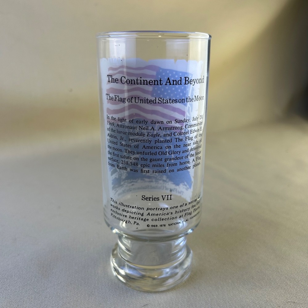 Libbey Apollo 11 "Man On The Moon" Commemorative Glass