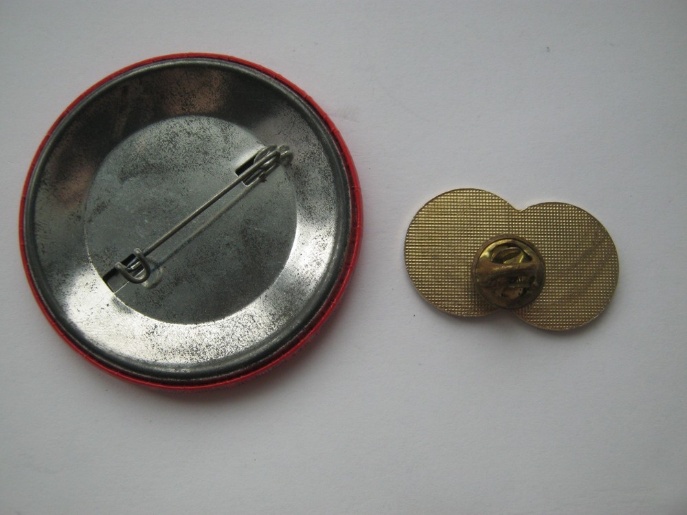 1st McDonald's USSR badge (2 pieces)