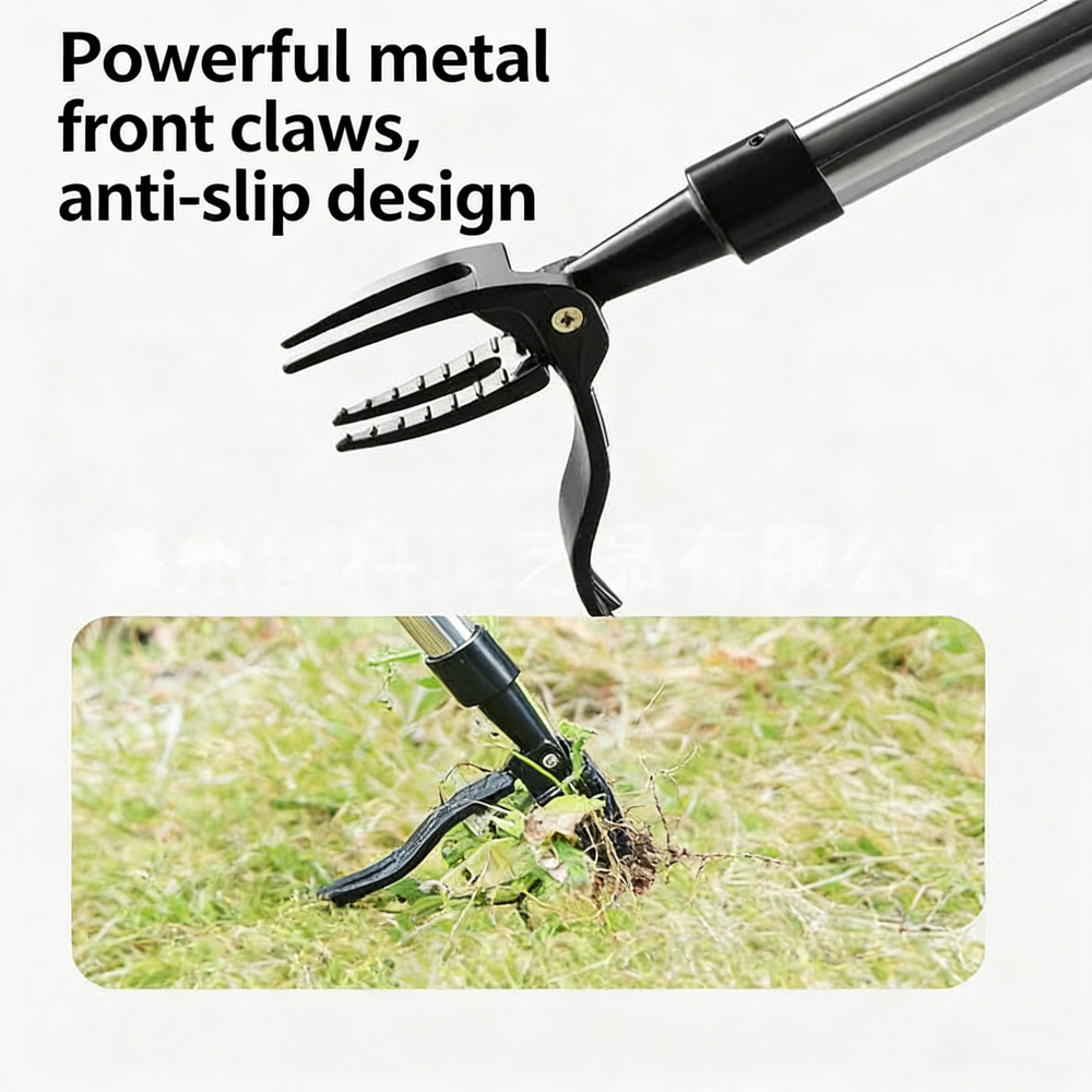 Weed Puller Tool Head, Manual Weed Remover Claw, No Pole, Root Remover for Lawn