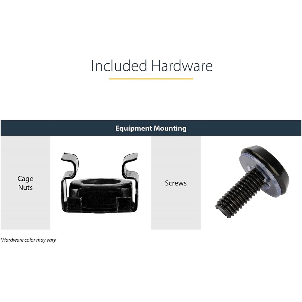 StarTech 24U 19" Wall Mount Network Rack Adjustable Depth 12-20" Open Frame