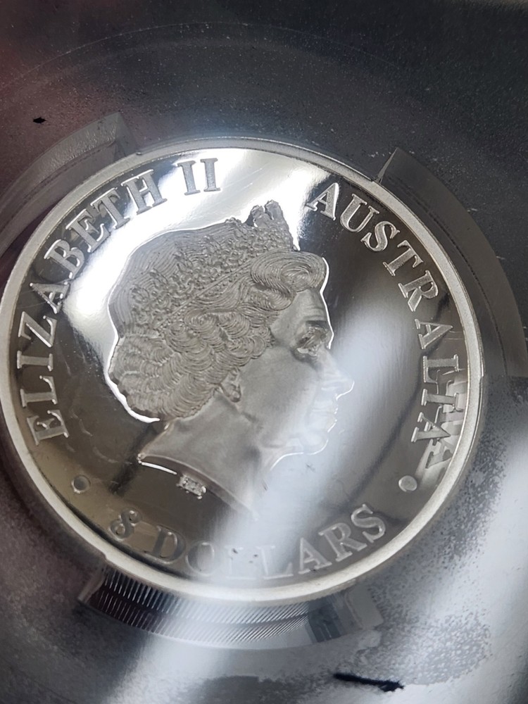 2014-P Australia $8 5oz Silver High Relief Wedge-Tailed Eagle PCGS Gem Proof