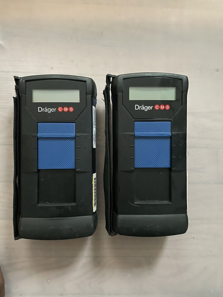 2x DRAGER CMS 6405250  Gas Analyzer Unit Data Recorder Chip Measurement System