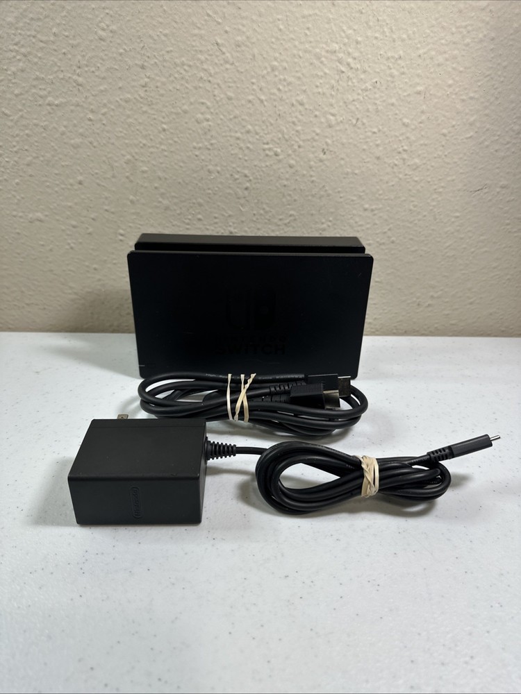 Nintendo HAC007 Switch Dock Set - Black - tested , Working