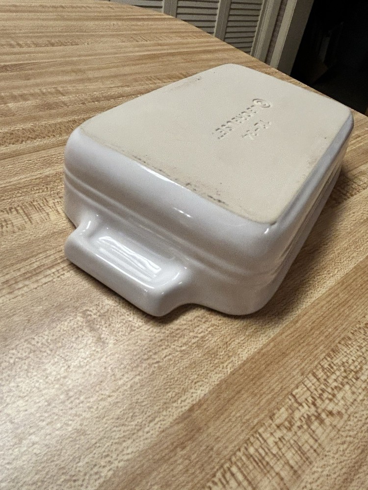Le Creuset Stoneware Small Rectangular Baker, White