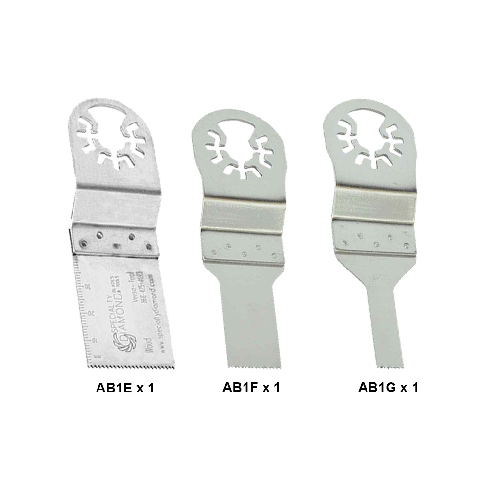 Versa Tool ABMTKIT9 3 Pcs Universal MultiTool Oscillating Blade Assortment Pack