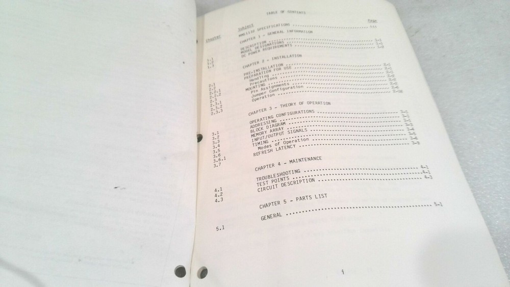 MOTOROLA MMS1132/D2, MMS1132 ADD-IN MEMORY ARRAY BOARD USER'S MANUAL 2ND EDITION
