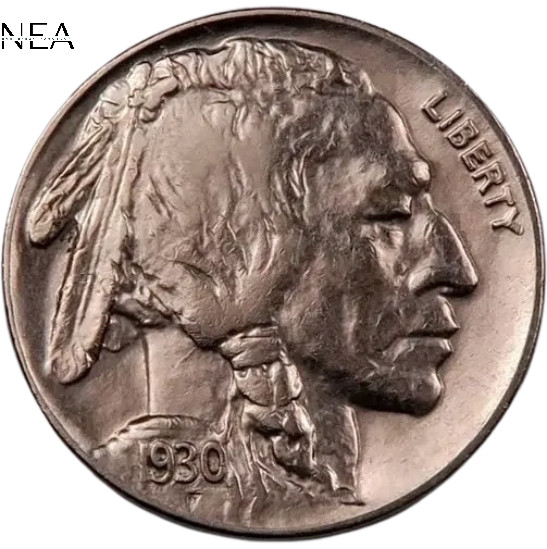 1930-S Buffalo Nickel ~ Borderline Uncirculated (AU++)