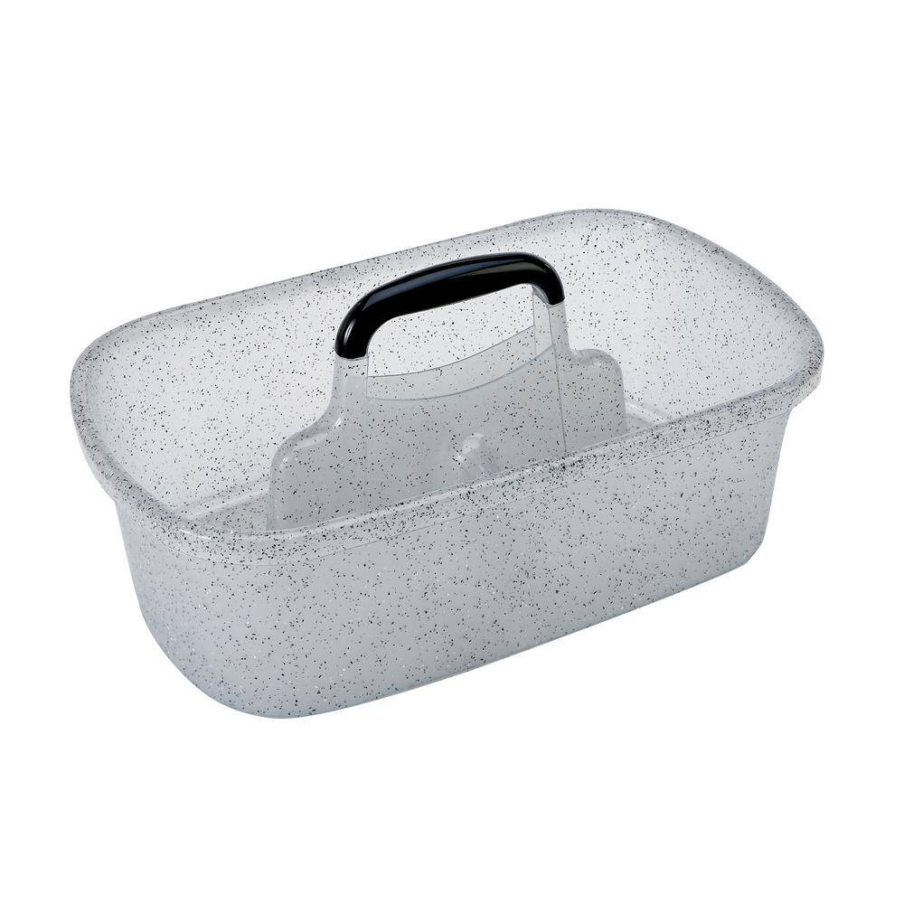 Granite Look Shower Caddy in Grey