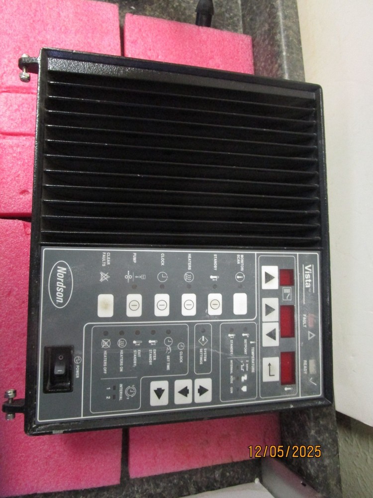 Nordson 3700V Hot Melt Adhesive System Component - Front Panel / Power Switch