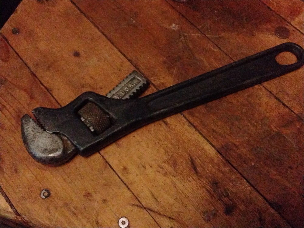 Vintage buffalo Ajustable Pipe Wrench