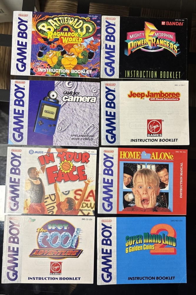 Gameboy Manuals You Choose !!