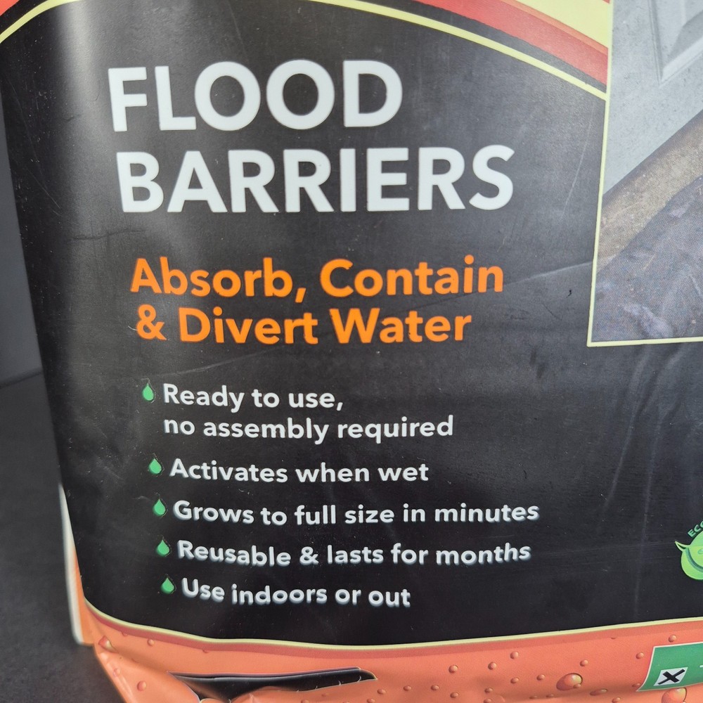 Quick Dam 17 ft. Flood Barrier Indoors Outdoors