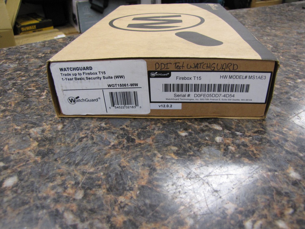 WatchGuard Firebox T15 MS1AE3 Firewall Router in box