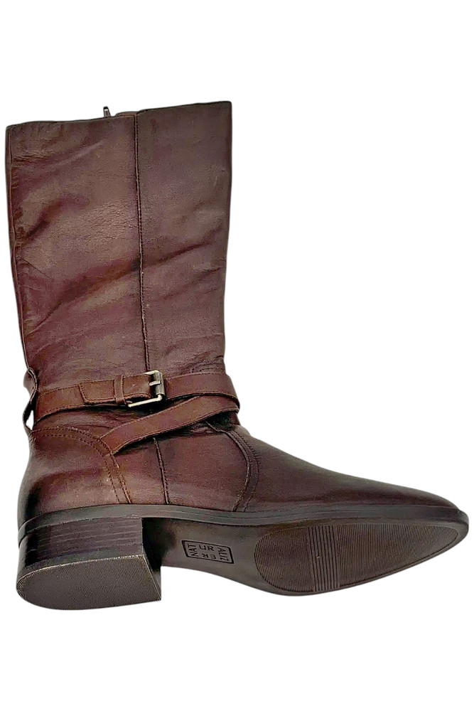 Naturalizer Rena Wide Calf Riding Boots Brown