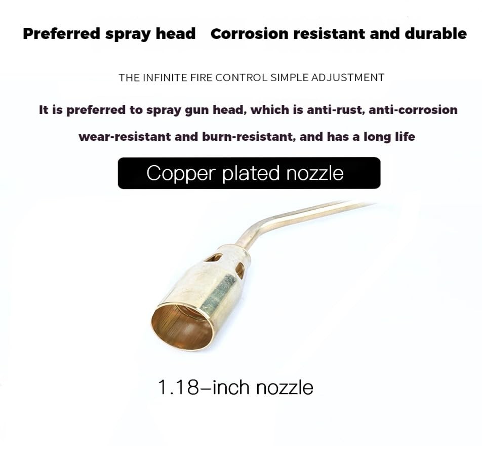 Propane Torch Kit - includes a welding torch head and hose for heating and we...