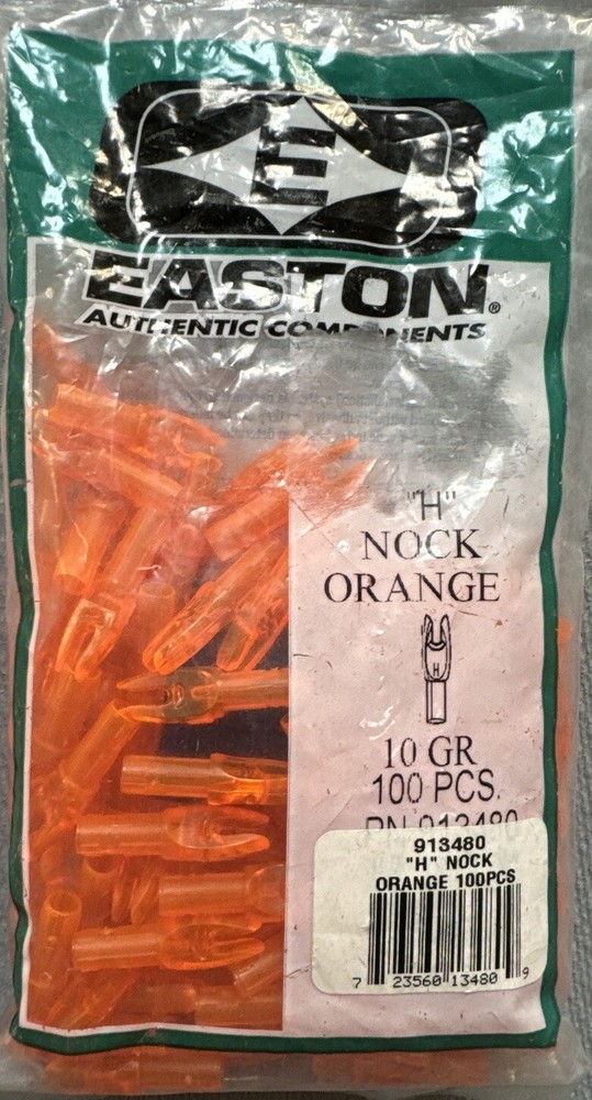 Easton Authentic Components H Nock Orange 100ct