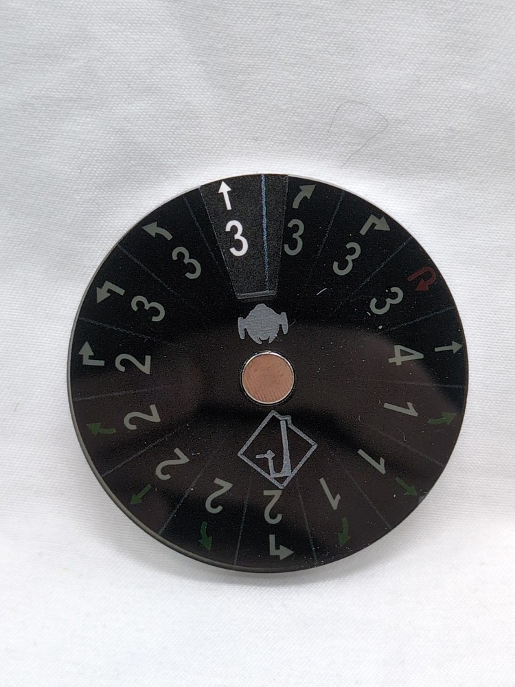 (3) Acrylic X-Wing Manuevur Dials