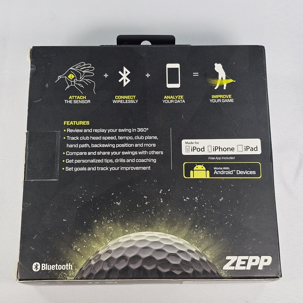 New Zepp Golf Kit 3D Motion Sensor Wireless Swing Analyzer Activity Tracker Seal