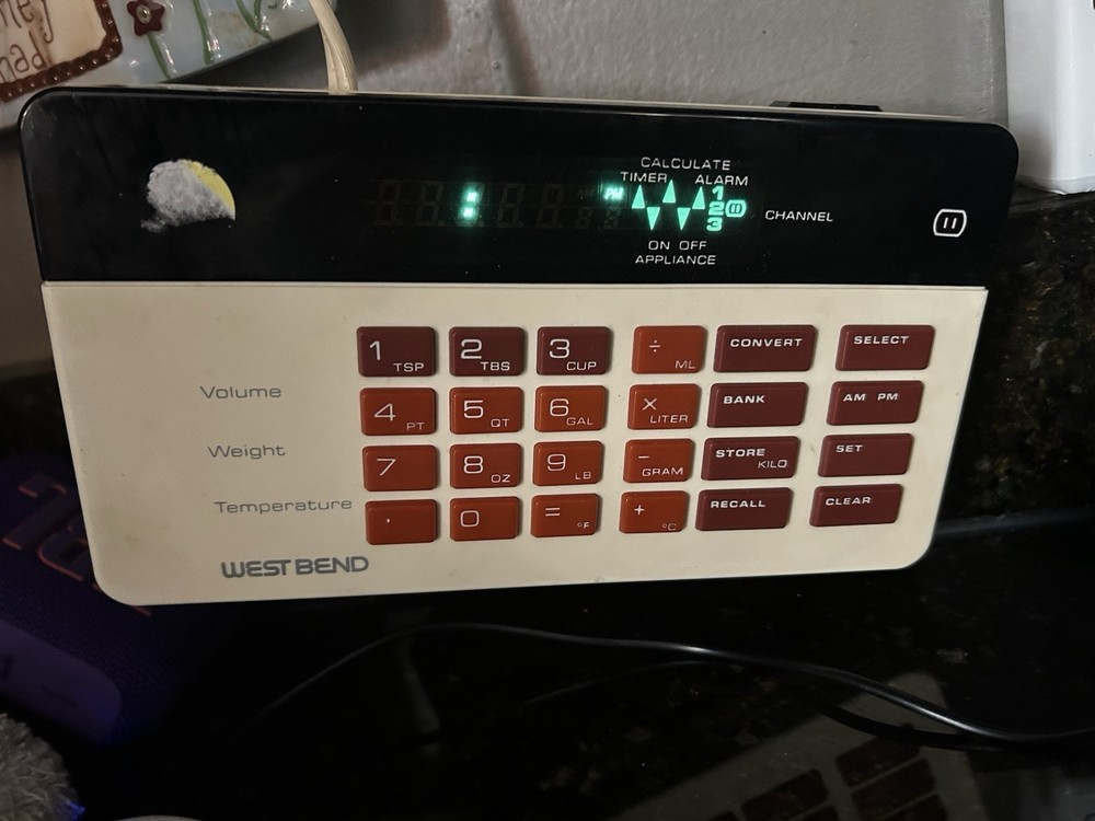 Vintage West Bend Kitchen Controller Mult-function Advanced Appliance - 40003