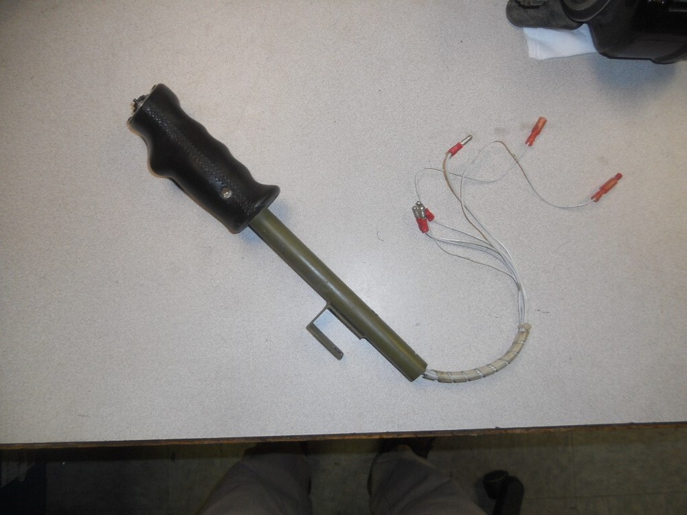 Experimental aircraft stick with grip, see notes