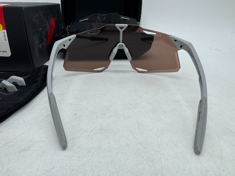 100% Hypercraft Sport Performance Frameless Sunglasses Scratch Resistant Grey