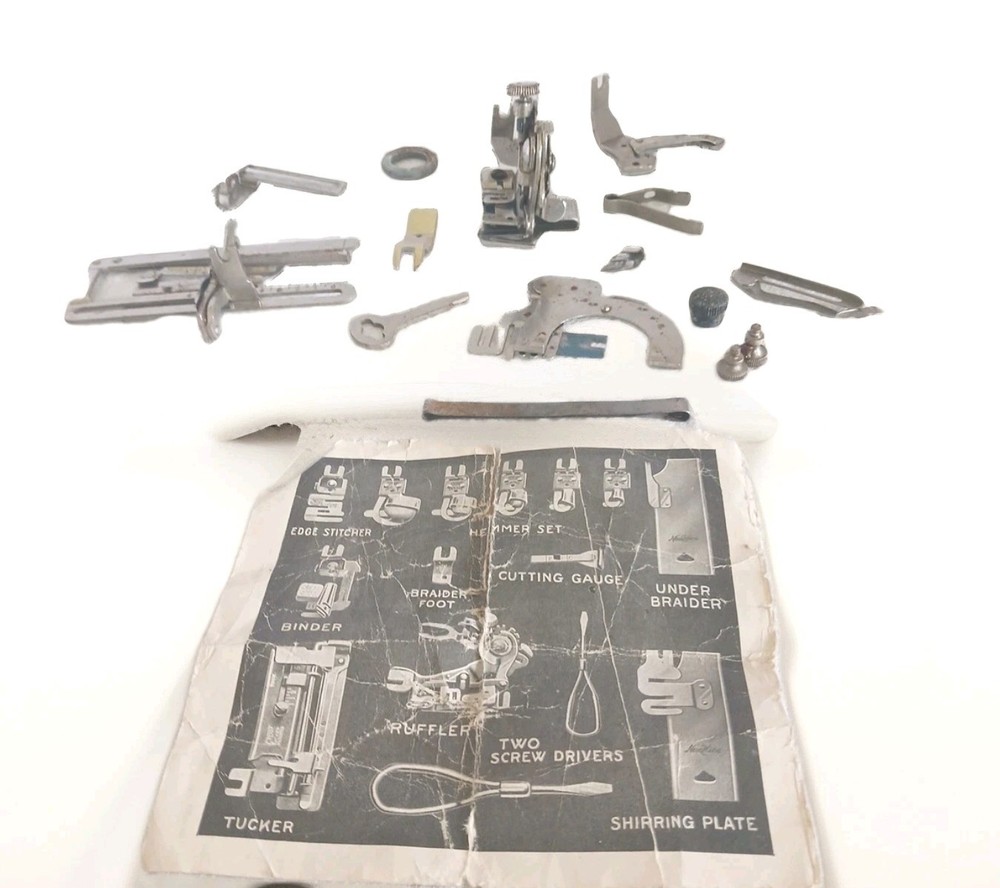 Sewing Machine Attachments & Others Pieces.  UNTESTED