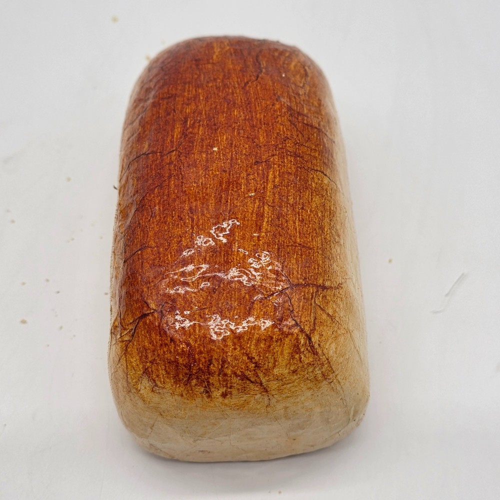 Realistic Faux Bread Loaf Decor Rustic Kitchen Display Prop 6” Long