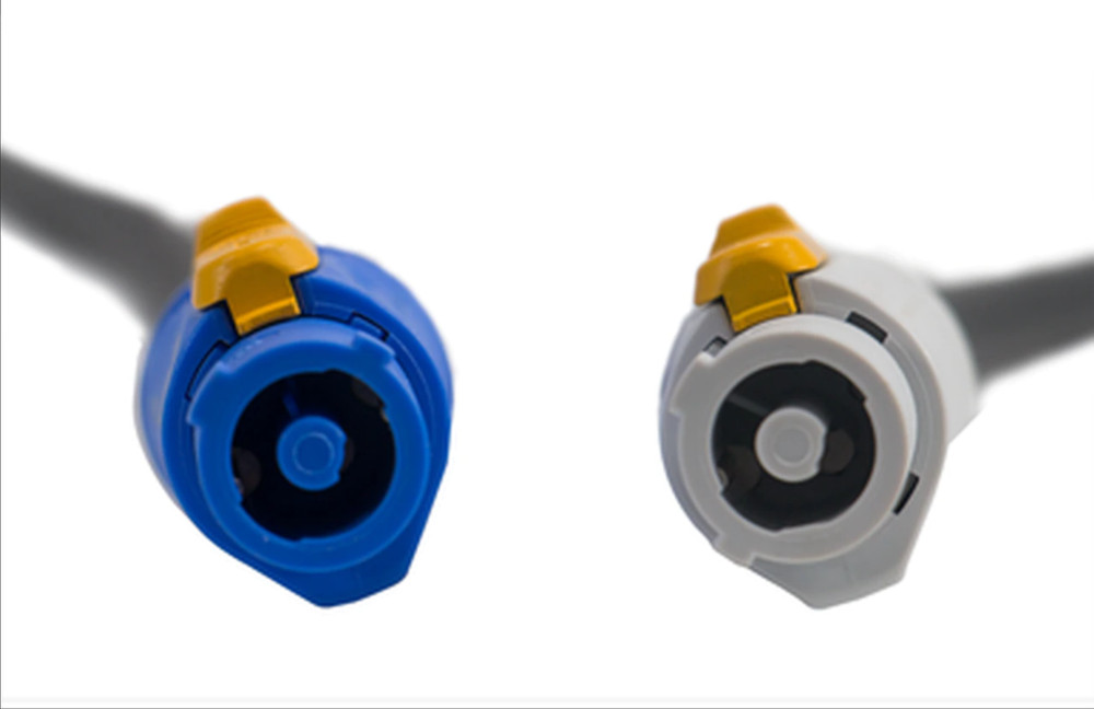 PowerCON Blue/Grey Extension Cable 12AWG, 5 ft