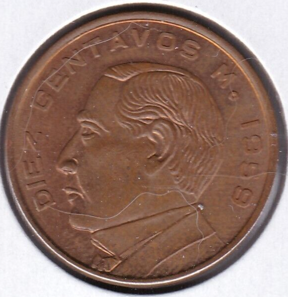1959 Mexico 10 Centavos