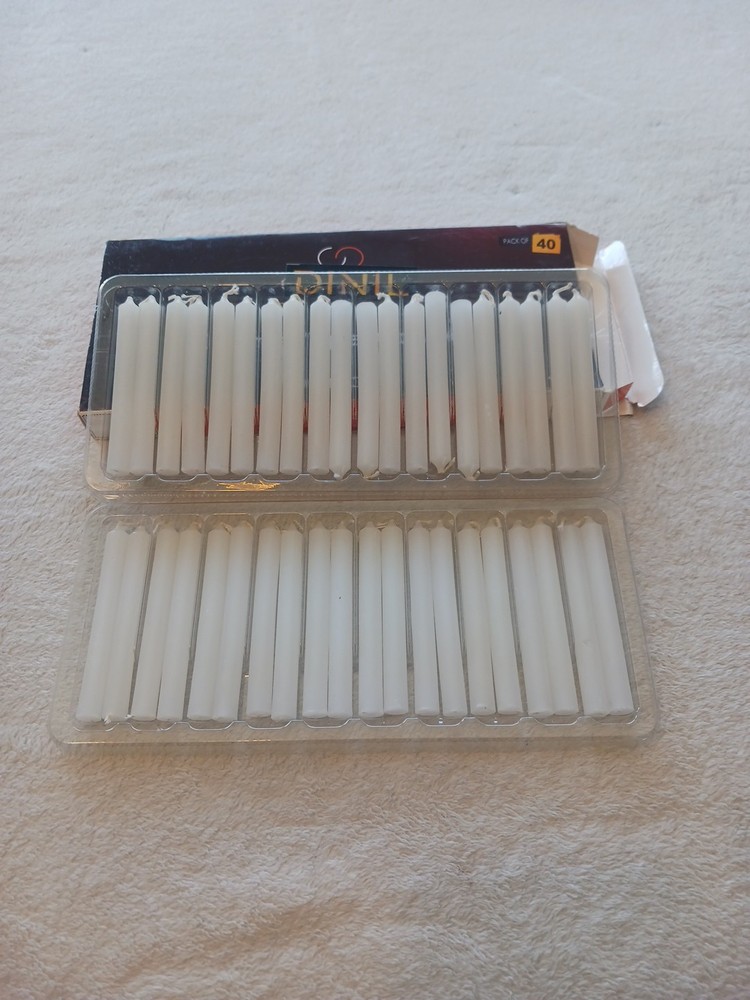 Candles Chime/Spell 40 Pack Stick Candles. B2