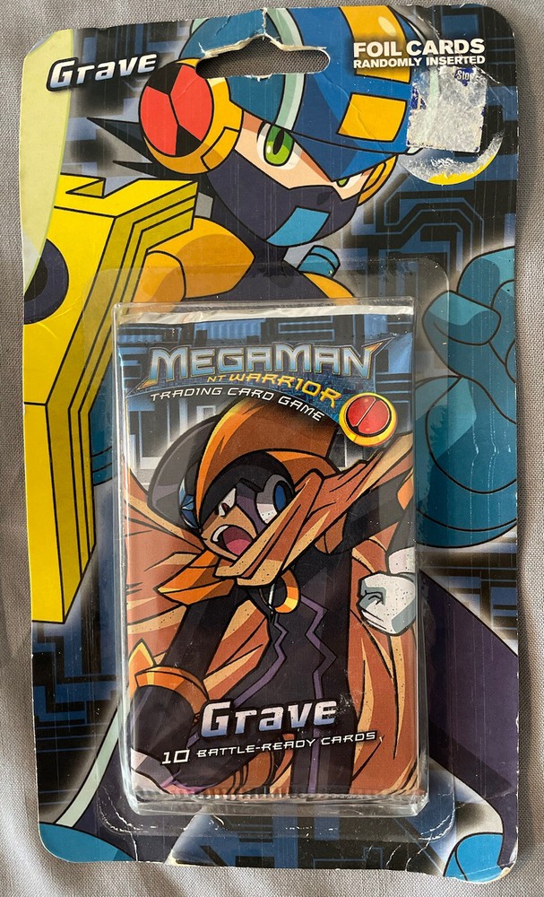 MegaMan NT Warrior Trading Cards GRAVE 10 Pack