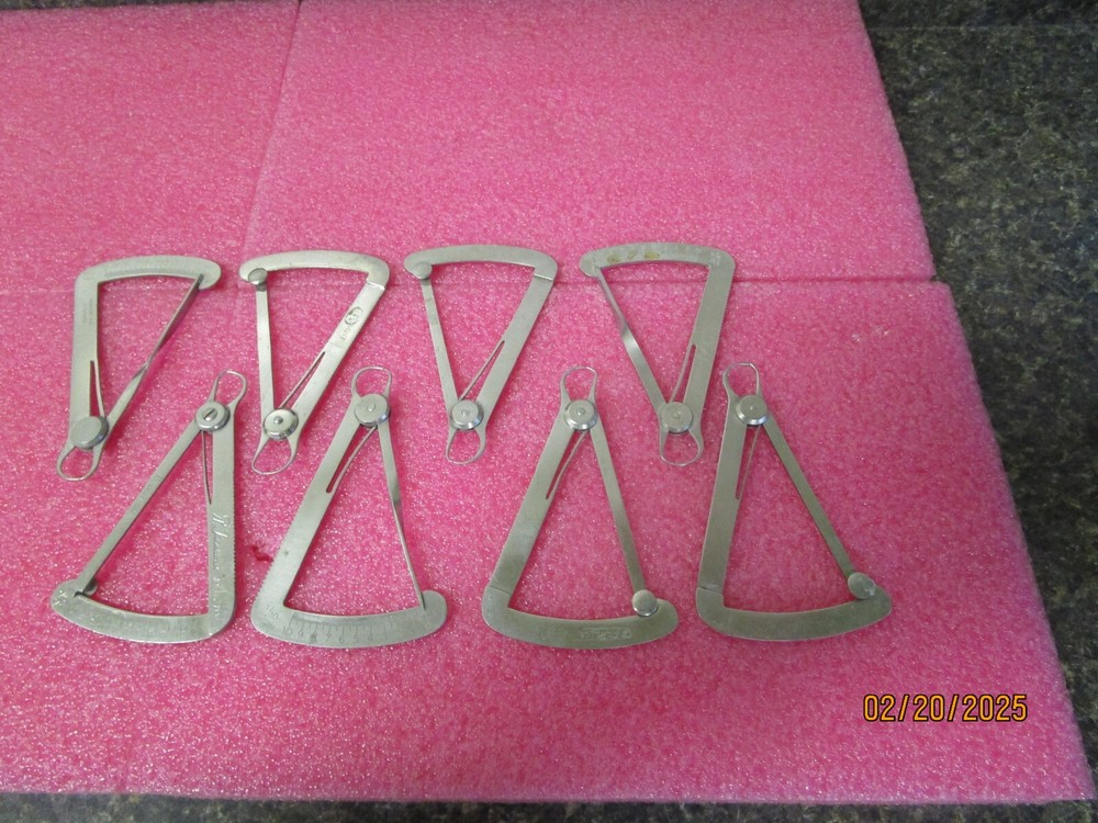 Qty (9) Metal Crown Gauge Caliper