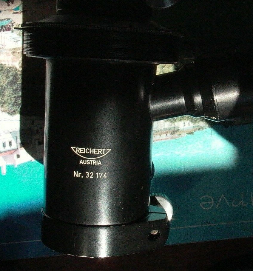 Reichert Austria microscope camera ibsor T,b,1-125 shutter Nikon M-35s Camera