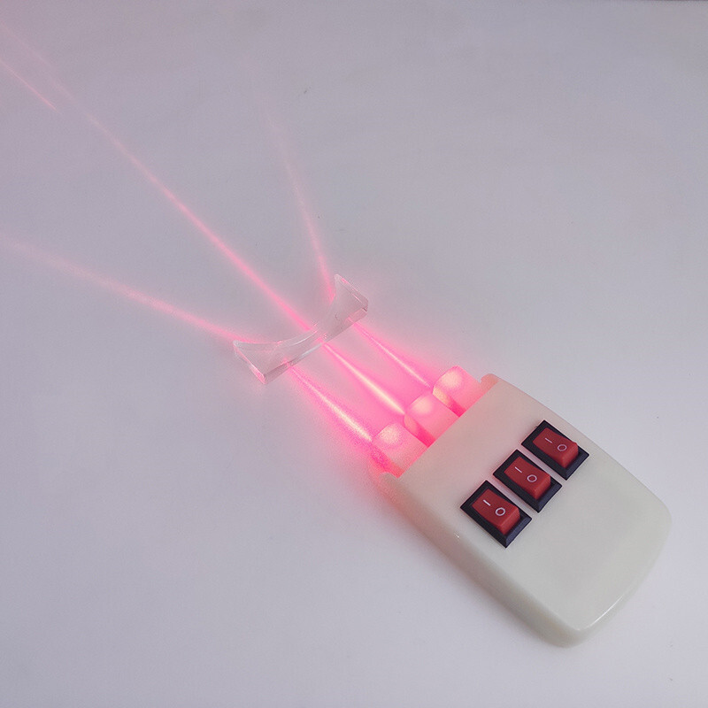 6PC Optical Plastic Prism for Teaching Physics Principle Light Experiment