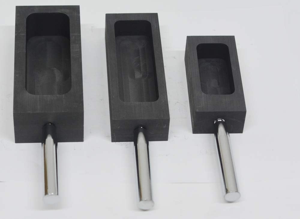 Gold Silver Graphite Ingot Mould Crucible for Melting Casting Refining with M...