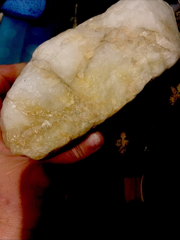 Huge Rutillated Gold Quartz