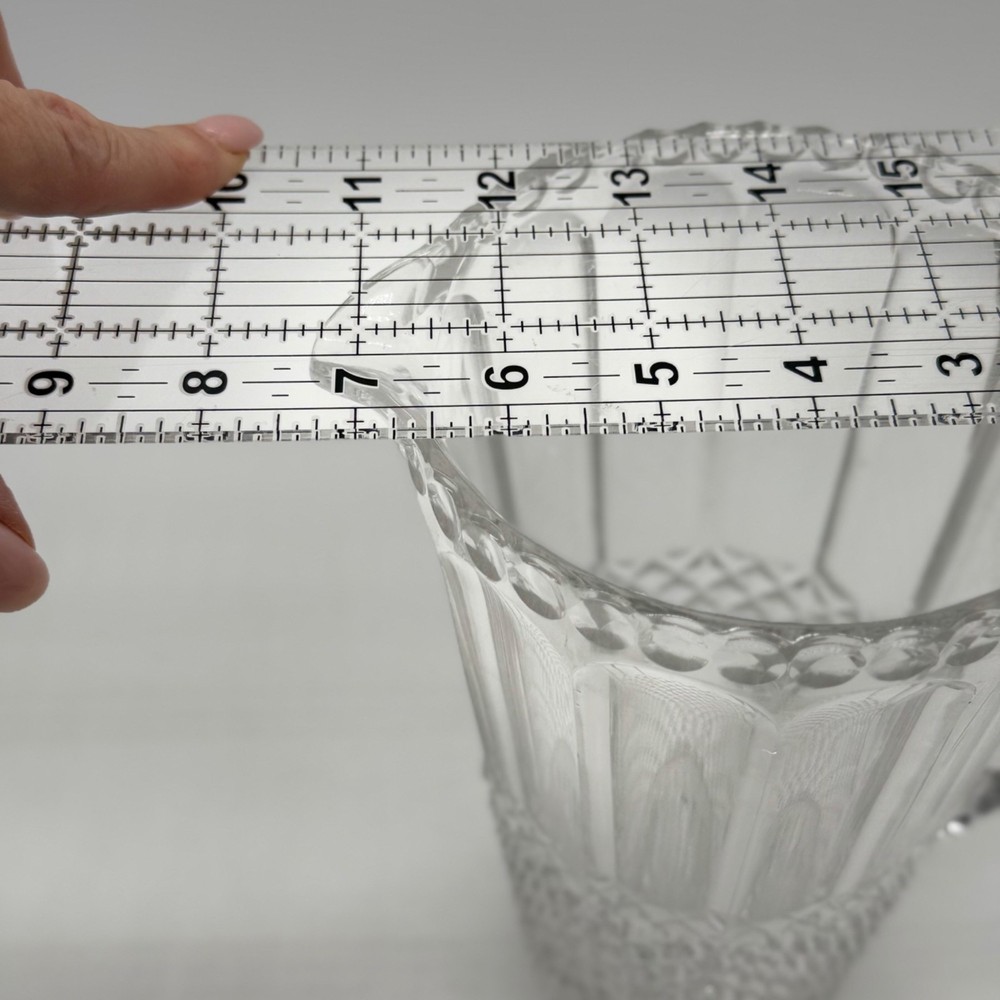 US Glass No. 15028 pattern, often referred to as "Loop and Dewdrop"