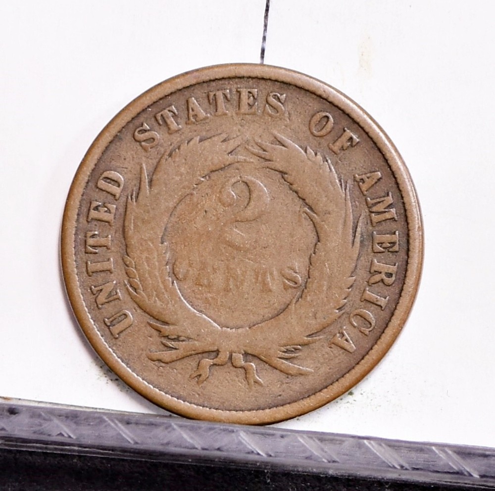 1865 Two Cent Piece - Good (#57185-L)