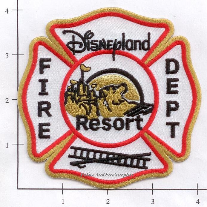 California - Disney Land Resort CA Fire Dept Patch