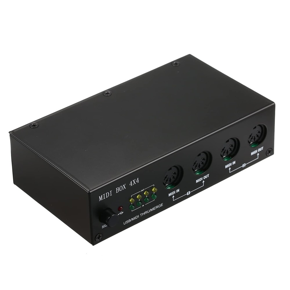 MIDI Interface USB MIDI Interface MIDI Box 4X4 devices for music 4 IN /4 Out ...