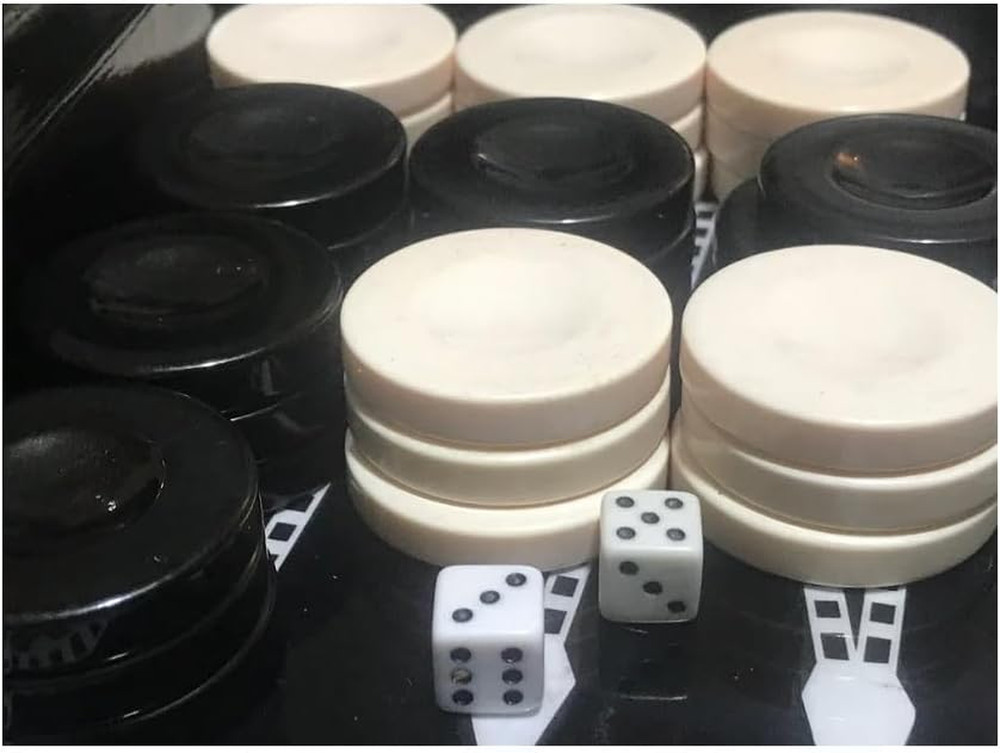 30 Pieces Backgammon Checkers Replacement Set Checker Board Games Playing Game C