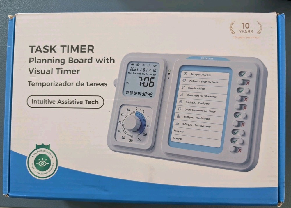 3-in-1 Visual Timer and Schedule Board for Kids Classroom Autism Learning