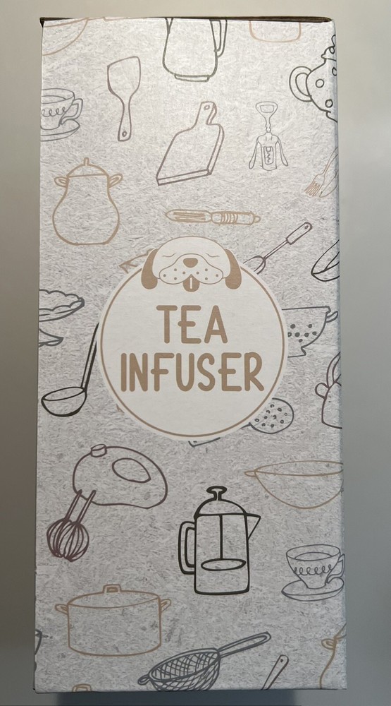 Tea Infuser Cup Dog with Bone Shaped Tea Strainer NEW