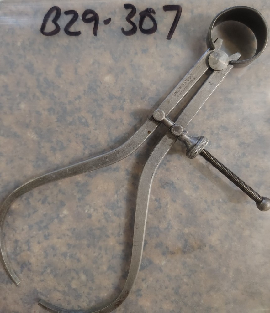 🗽 VINTAGE UNION TOOL 6" OD CALIPER