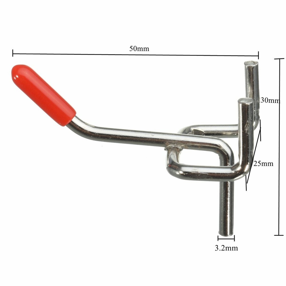 25Pcs Pegboard Peg Board Organizer Kit Wholesale Wall Work Bench Garage Hooks