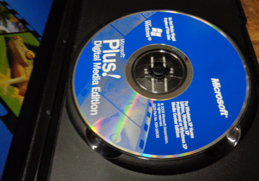 MICROSOFT PLUS! DIGITAL MEDIA EDITION WINDOWS XP W/KEY