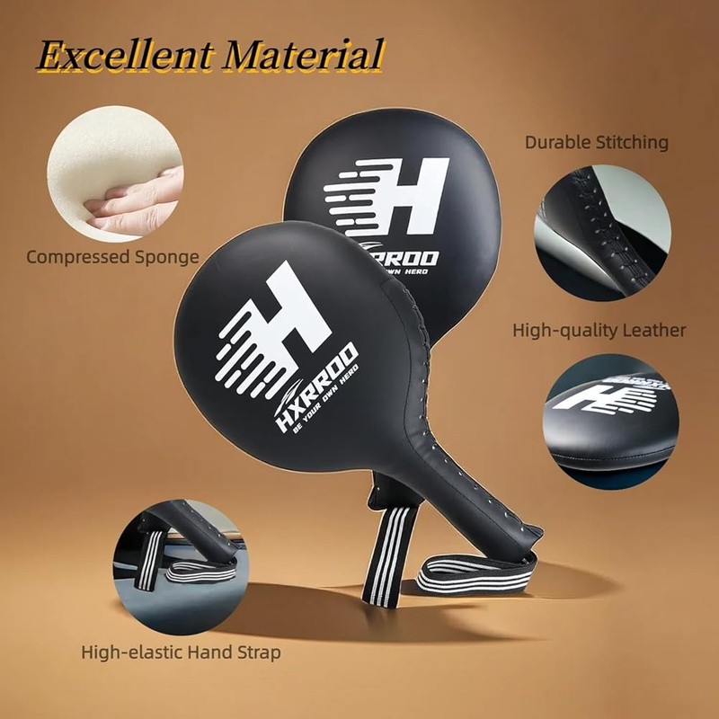Lightweight Boxing Pads High Density Force Feedback Agility Training Tool New