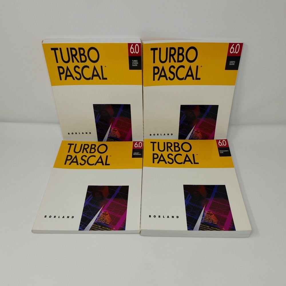 Borland Turbo Pascal With Objects Version 6.0 Professional Edition PC Software