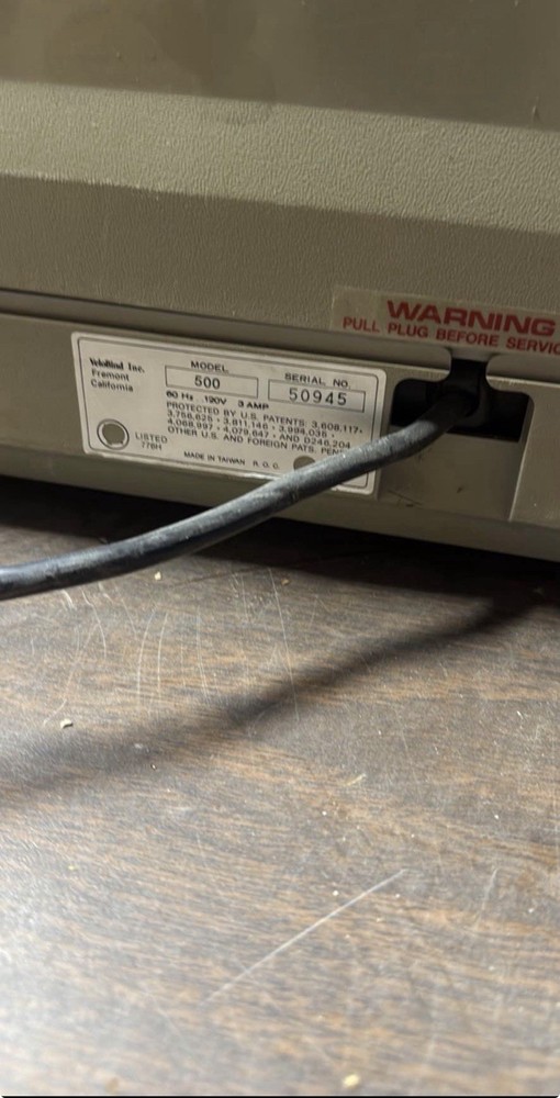 VeloBind 500 Binding Machine Turns On Untested